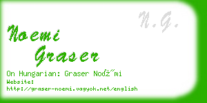 noemi graser business card